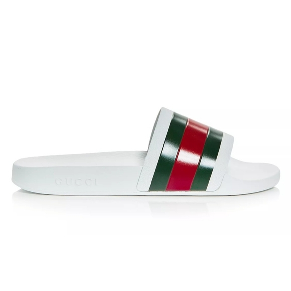Gucci Signature Stripe Slide Sandals - Picture 5 of 14